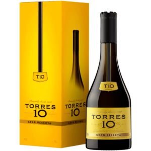 Бренди Torres 10 в подарочной упаковке, 0.7л