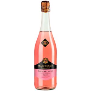 Вино игристое Marchesini Lambrusco розовое полусладкое, 0.75л
